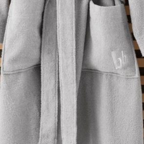 Bruno Banani Unisex-Bademantel »Robby, ideal für Sauna & Spa, Standard, Premium und Überlänge« 1 Stk. Damen & Herren Bademäntel, Baumwolle, mit Taschen, Sauna, XS-3XL
