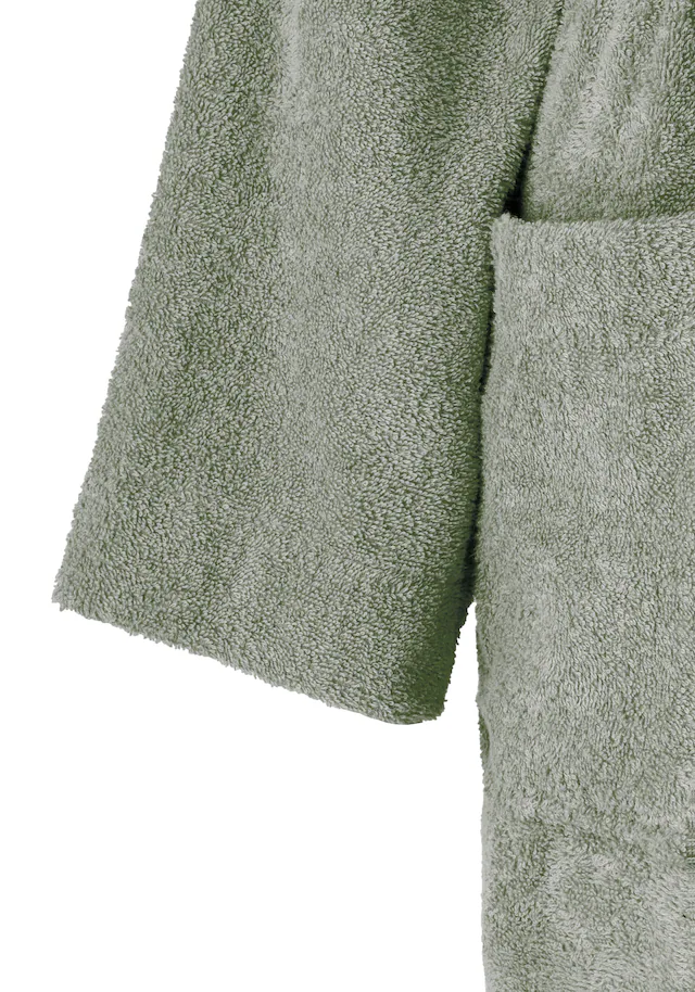 Bruno Banani Unisex-Bademantel »Robby, ideal für Sauna & Spa, Standard, Premium und Überlänge« 1 Stk. Damen & Herren Bademäntel, Baumwolle, mit Taschen, Sauna, XS-3XL