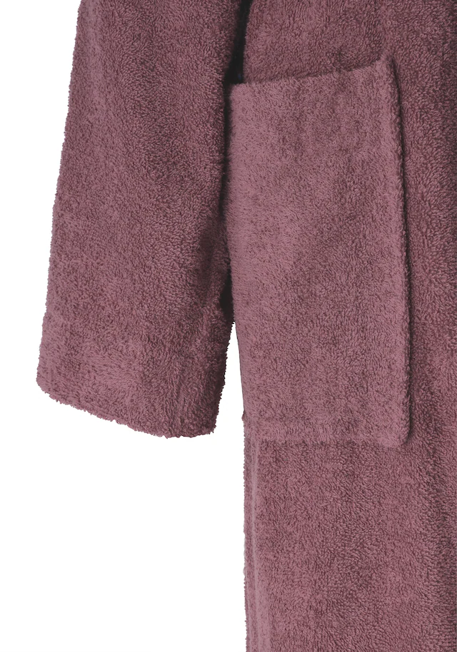 Bruno Banani Unisex-Bademantel »Robby, ideal für Sauna & Spa, Standard, Premium und Überlänge« 1 Stk. Damen & Herren Bademäntel, Baumwolle, mit Taschen, Sauna, XS-3XL