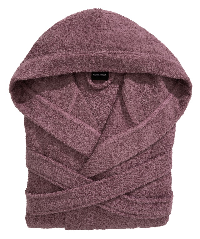 Bruno Banani Unisex-Bademantel »Robby, ideal für Sauna & Spa, Standard, Premium und Überlänge« 1 Stk. Damen & Herren Bademäntel, Baumwolle, mit Taschen, Sauna, XS-3XL