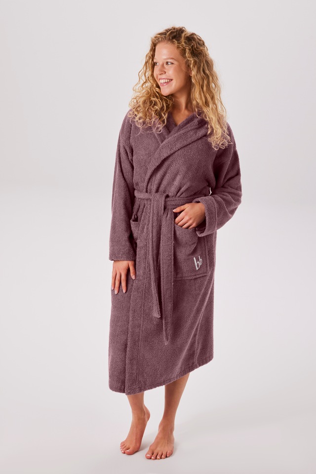 Bruno Banani Unisex-Bademantel »Robby, ideal für Sauna & Spa, Standard, Premium und Überlänge« 1 Stk. Damen & Herren Bademäntel, Baumwolle, mit Taschen, Sauna, XS-3XL
