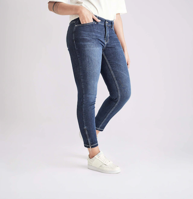 MAC 7/8-Jeans »Dream Chic« verkürzte Form mit Reißverschluss