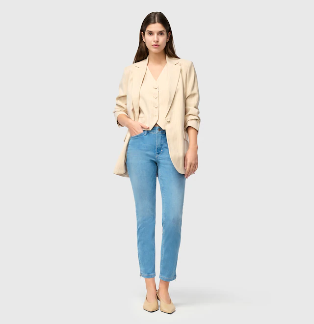 MAC 7/8-Jeans »Dream Chic« verkürzte Form mit Reißverschluss