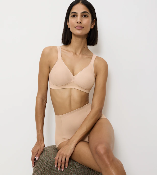 Triumph Bügelloser BH »Modern Soft+Cotton N« mit dezenten Streifen