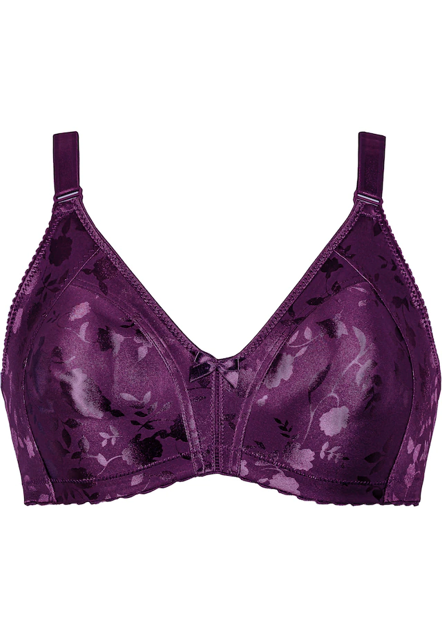 Naturana Minimizer-BH »Minimizer« 1 Stk. Shaping-Effekt, breite Träger, feminin, bügellos, Satin, Blumenmuster