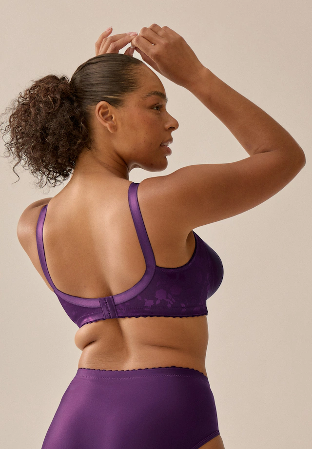 Naturana Minimizer-BH »Minimizer« 1 Stk. Shaping-Effekt, breite Träger, feminin, bügellos, Satin, Blumenmuster