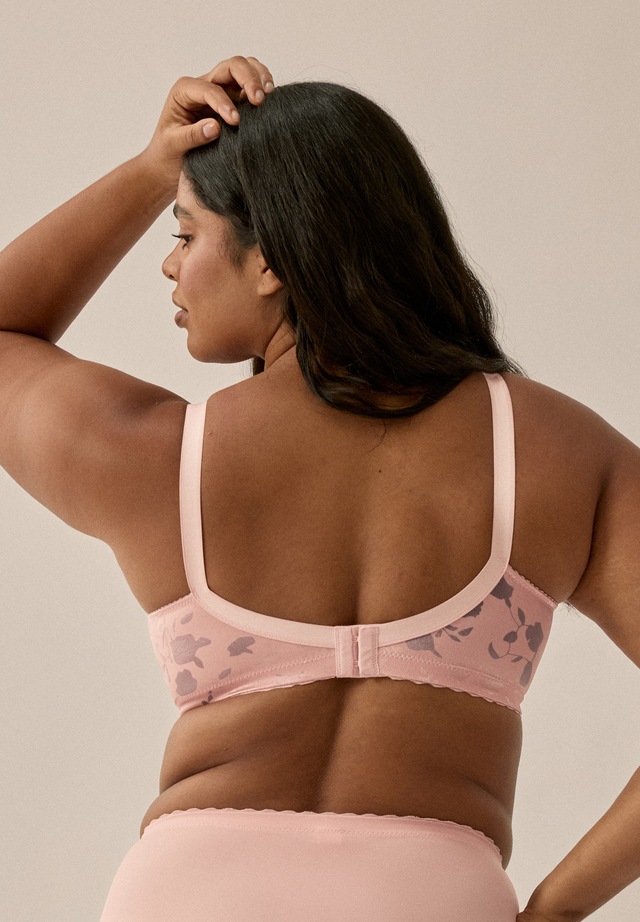 Naturana Minimizer-BH »Minimizer« 1 Stk. Shaping-Effekt, breite Träger, feminin, bügellos, Satin, Blumenmuster