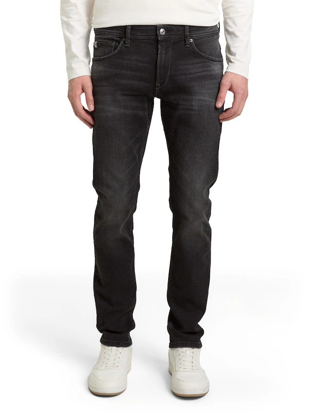 TOM TAILOR Denim Slim-fit-Jeans »PIERS« Slim fit mit etwas niedrigerer Leibhöhe