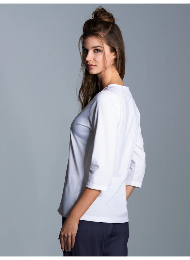 Trigema T-Shirt »TRIGEMA Langarmshirs aus Biobaumwolle« 1