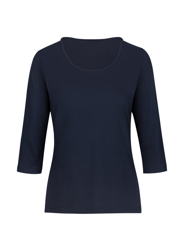 Trigema T-Shirt »TRIGEMA Langarmshirs aus Biobaumwolle« 1