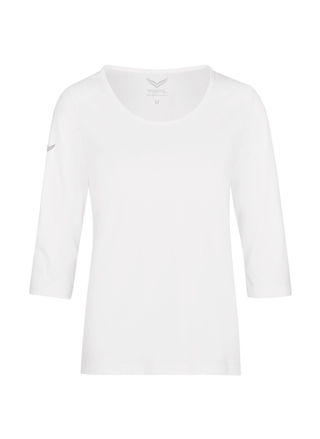 Trigema T-Shirt »TRIGEMA Langarmshirs aus Biobaumwolle« 1