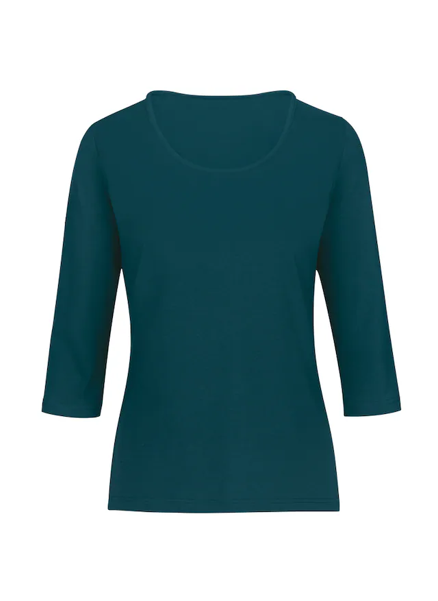 Trigema T-Shirt »TRIGEMA Langarmshirs aus Biobaumwolle« 1