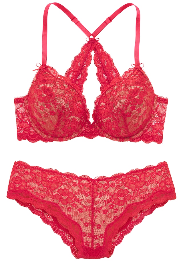 LASCANA Set: Push-up-BH Set, 2 Stk. sexy Unterwäsche, sexy Dessous Damen