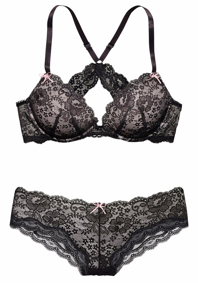 LASCANA Set: Push-up-BH Set, 2 Stk. sexy Unterwäsche, sexy Dessous Damen