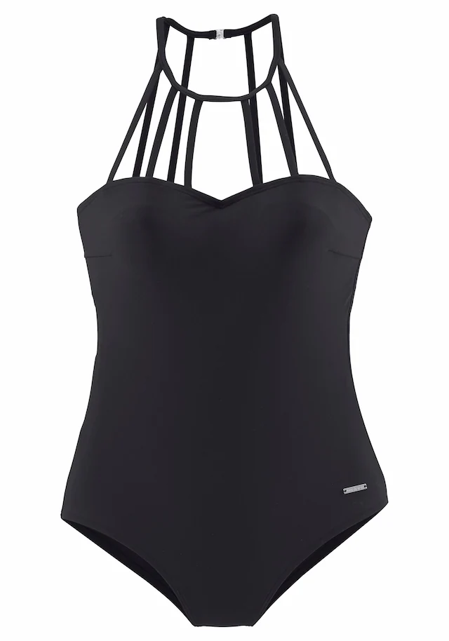 Bruno Banani Badeanzug mit eleganter Ausschnittvariante
