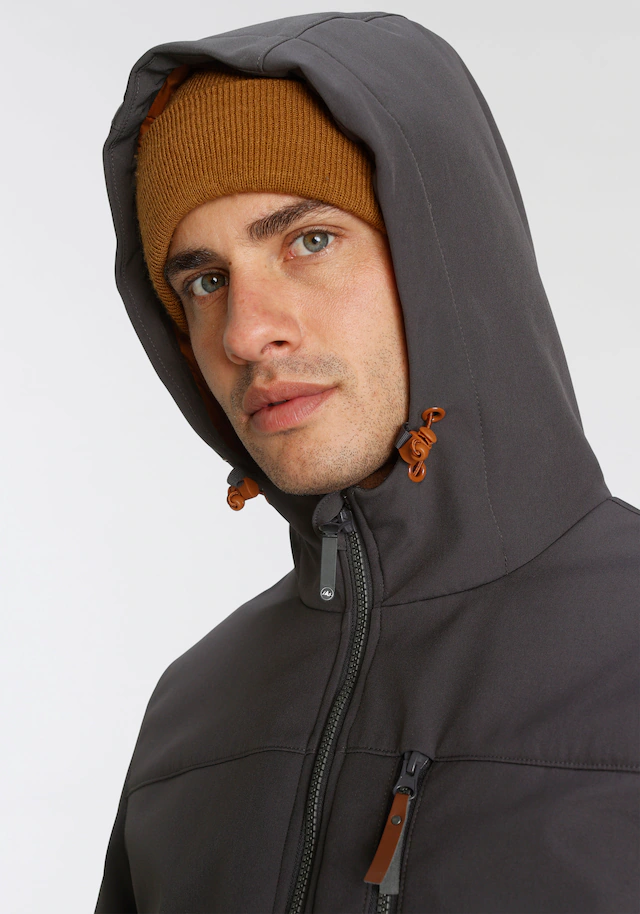 Polarino Winterjacke mit Kapuze atmungsaktiv, wasserabweisend, winddicht