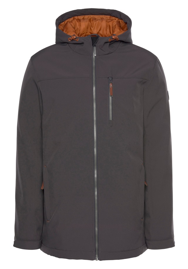Polarino Winterjacke mit Kapuze atmungsaktiv, wasserabweisend, winddicht