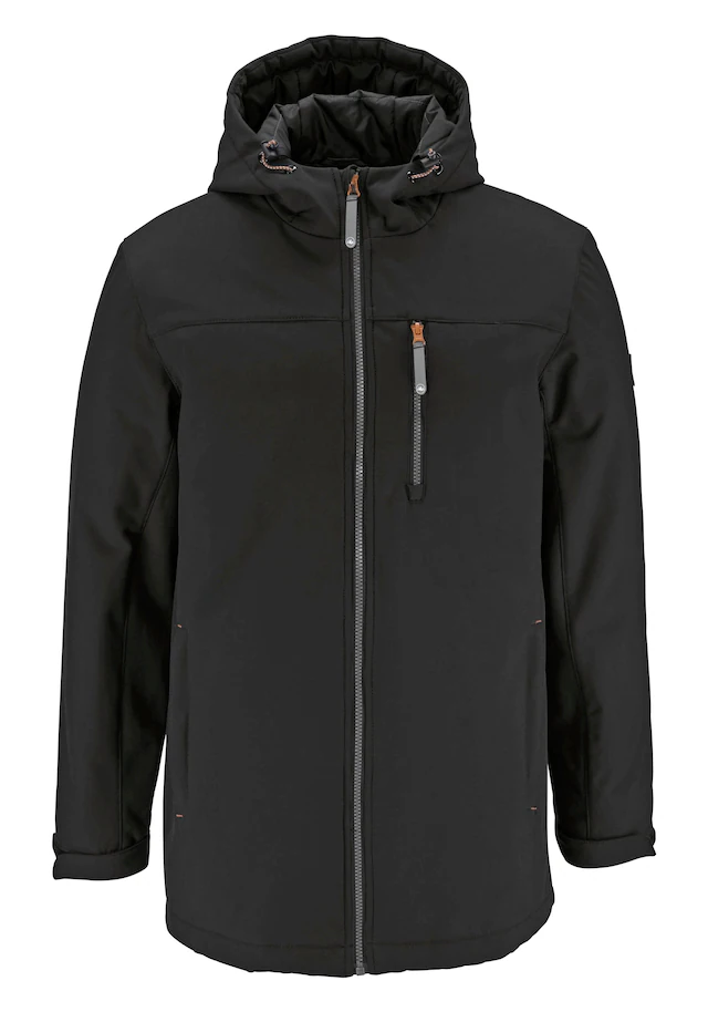 Polarino Winterjacke mit Kapuze atmungsaktiv, wasserabweisend, winddicht