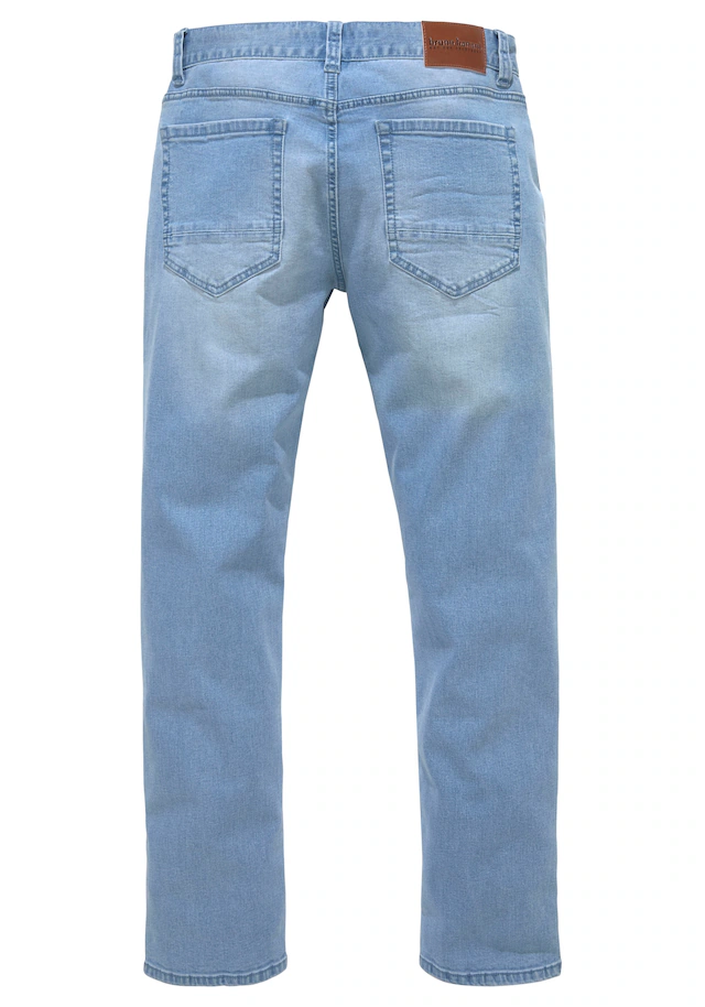 Bruno Banani Straight-Jeans »Hutch« gerade geschnittenes Bein, niedrige Leibhöhe, reguläre Passform