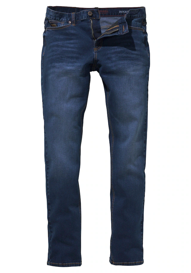 Bruno Banani Straight-Jeans »Hutch« gerade geschnittenes Bein, niedrige Leibhöhe, reguläre Passform