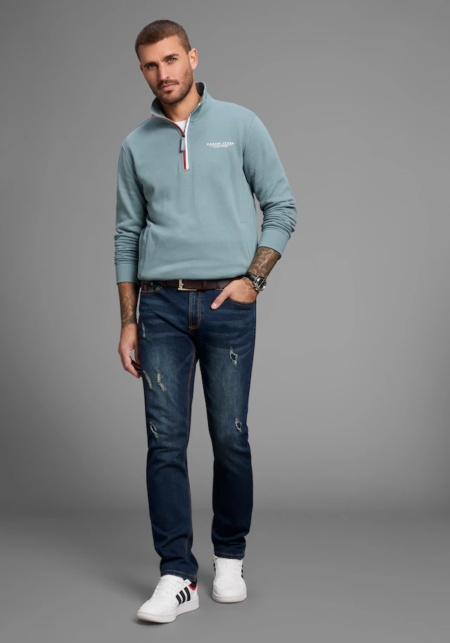 Bruno Banani Straight-Jeans »Hutch« gerade geschnittenes Bein, niedrige Leibhöhe, reguläre Passform