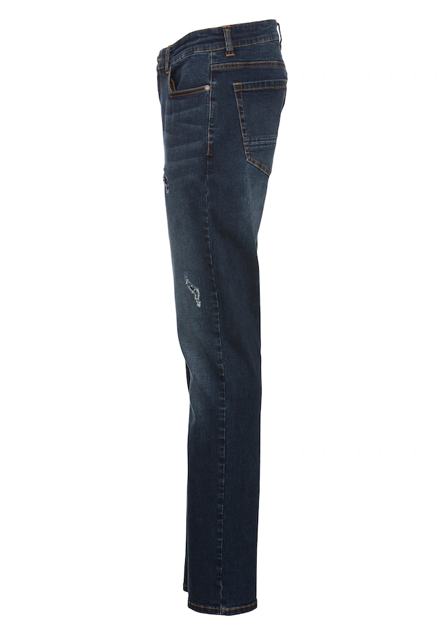 Bruno Banani Straight-Jeans »Hutch« gerade geschnittenes Bein, niedrige Leibhöhe, reguläre Passform