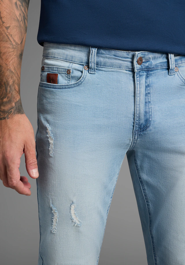 Bruno Banani Straight-Jeans »Hutch« gerade geschnittenes Bein, niedrige Leibhöhe, reguläre Passform