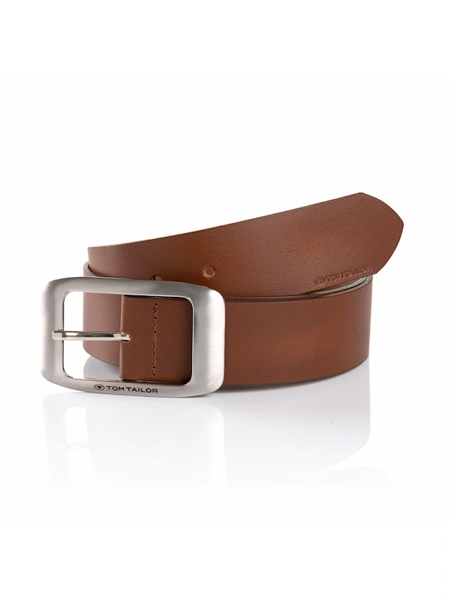 TOM TAILOR Ledergürtel »TTAMY« 1 Stk. 4 cm breiter Damengürtel, modisch vielseitig