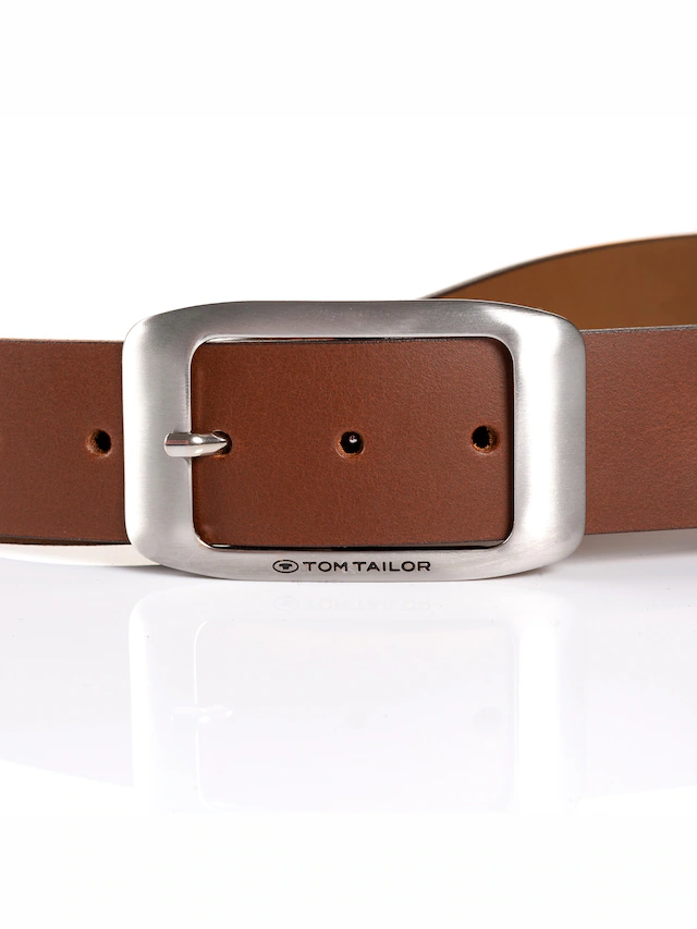 TOM TAILOR Ledergürtel »TTAMY« 1 Stk. 4 cm breiter Damengürtel, modisch vielseitig