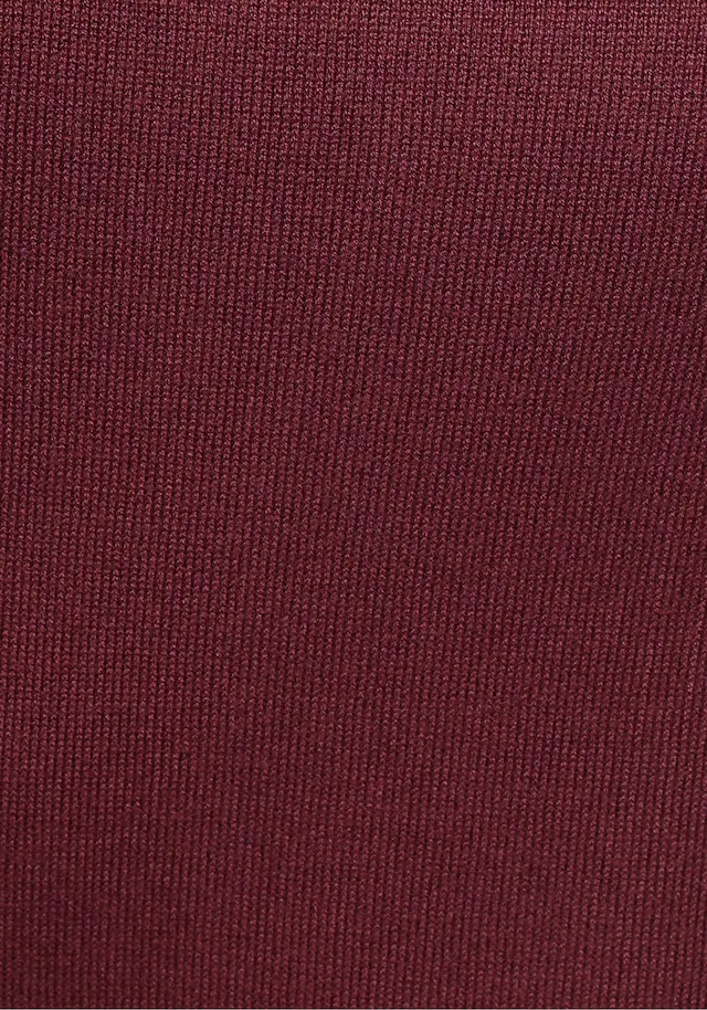 Laura Scott Longpullover Feinstrick mit U-Boot Ausschnitt und seitlichem Schlitz
