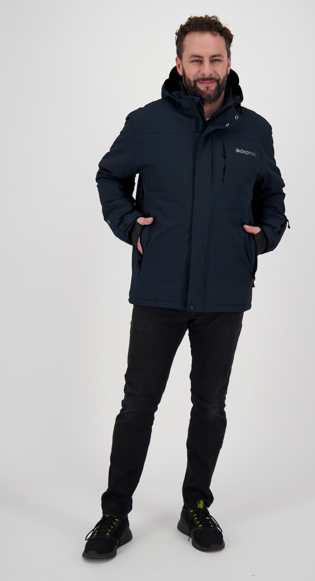 DEPROC Active Winterjacke »MONTREAL MEN« mit Kapuze auch in Großen Größen erhältlich