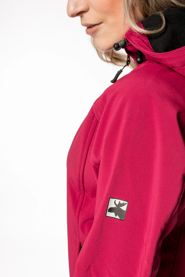 DEPROC Active Softshelljacke »NIGEL PEAK Women« mit Kapuze auch in Großen Größen erhältlich