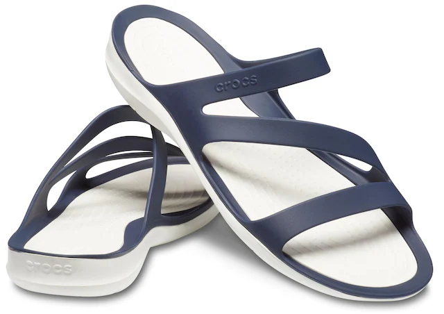 Crocs Badepantolette »Swiftwater Sandal« , Sommerschuh, Badeschuh, Poolslides, genoppte Innensohle