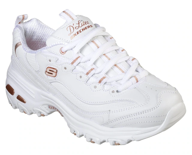 Skechers »D´Lites-Fresh Start« Freizeitschuh, Halbschuh, Schnürschuh mit Bio-Dri-Ausstattung