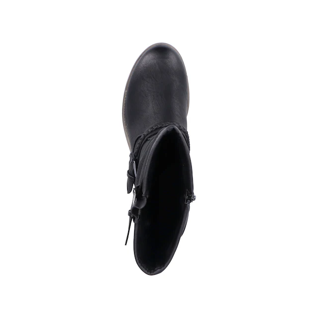 Rieker Stiefel Winterboots, ,Blockabsatz mit gerafftem slouchy-Schaft, schmale Form