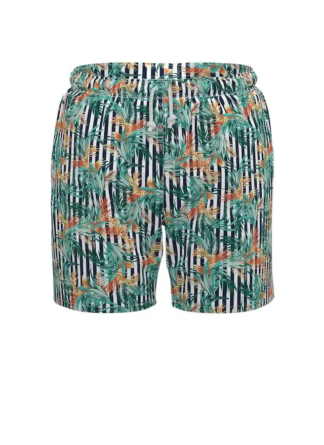 Trigema Shorts »TRIGEMA Bade-/Freizeitshorts mit Druckmotiv«