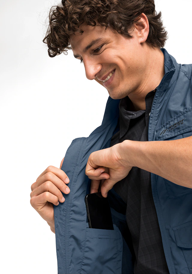 Maier Sports Funktionsweste »Valdemar« Herren Weste mit mehreren Taschen, atmungsaktive Outdoorweste, Reg Fit