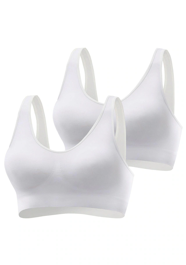 petite fleur by Lascana Bralette-BH », BH ohne Bügel, Soft-BH, bügelloser BH« Packung, SEAMLESS, große Größen, bequemer BH, Komfort-BH