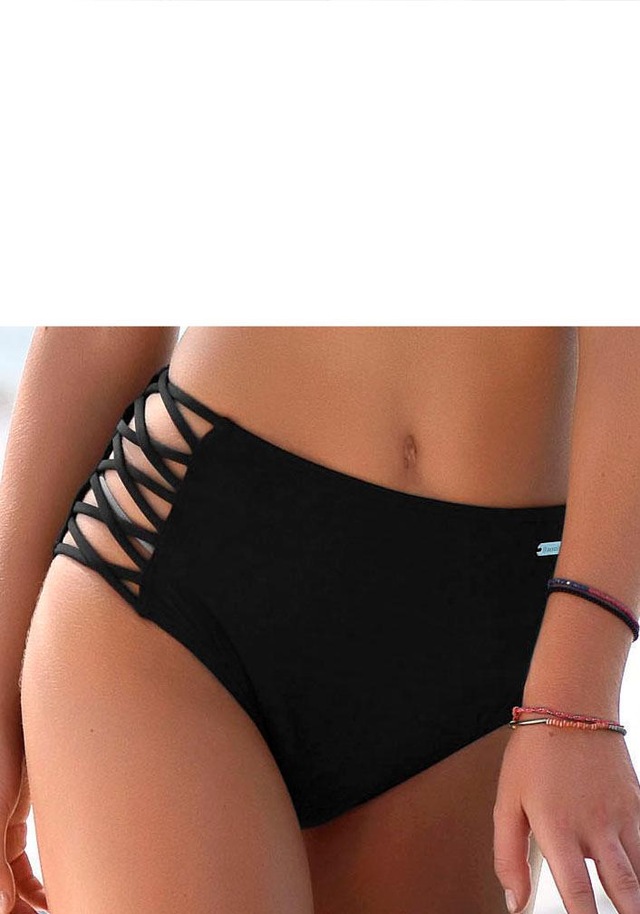 Bench. Highwaist-Bikini-Hose »Perfect« gekreutzte Bänder