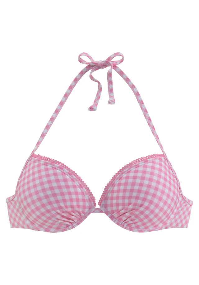 Buffalo Push-Up-Bikini-Top »Karo« mit Zierborte