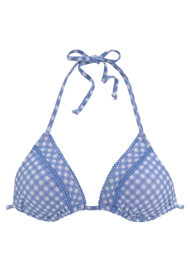 Buffalo Triangel-Bikini-Top »Karo« mit Zierborte