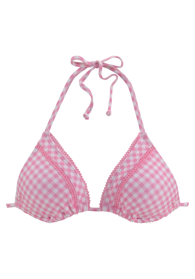 Buffalo Triangel-Bikini-Top »Karo« mit Zierborte