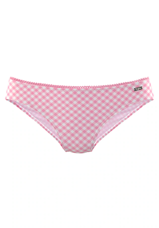 Buffalo Bikini-Hose »Karo« mit Zierborte