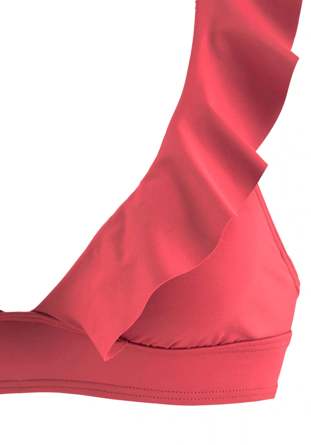 JETTE Triangel-Bikini mit Volant