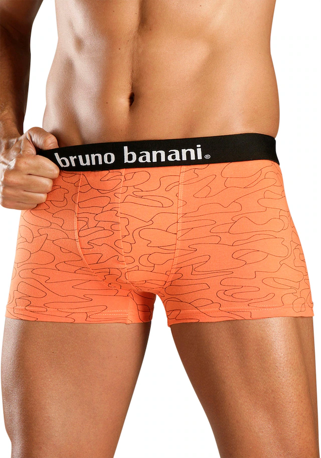 Bruno Banani Boxer »Boxershorts für Herren« Packung, 4 Stk. mit Kontrast-Webbund