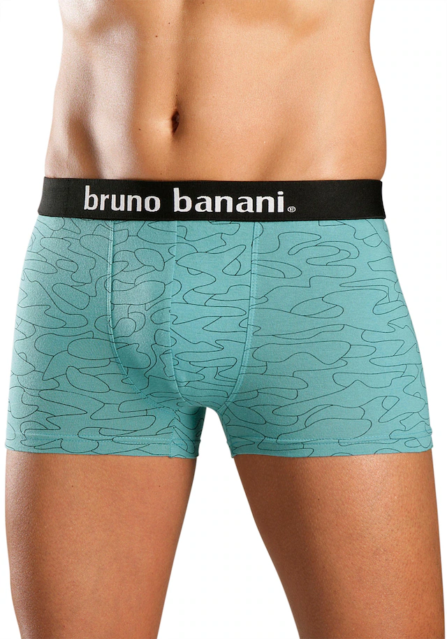 Bruno Banani Boxer »Boxershorts für Herren« Packung, 4 Stk. mit Kontrast-Webbund