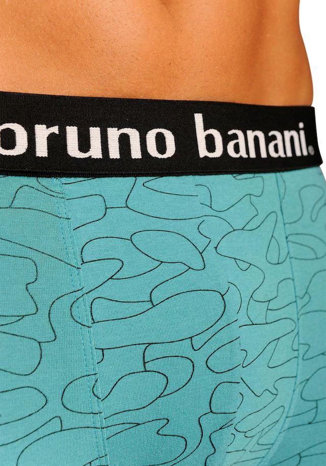 Bruno Banani Boxer »Boxershorts für Herren« Packung, 4 Stk. mit Kontrast-Webbund