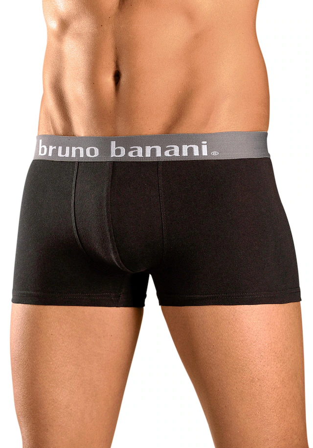 Bruno Banani Boxer »Boxershorts für Herren« Packung, 4 Stk. mit Kontrast-Webbund