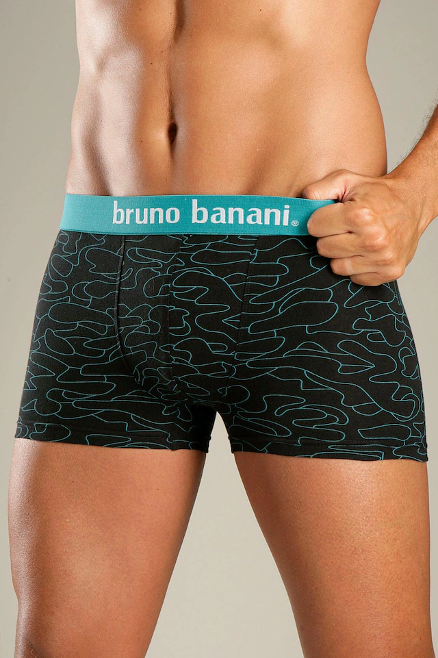 Bruno Banani Boxer »Boxershorts für Herren« Packung, 4 Stk. mit Kontrast-Webbund