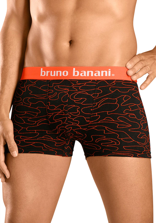 Bruno Banani Boxer »Boxershorts für Herren« Packung, 4 Stk. mit Kontrast-Webbund